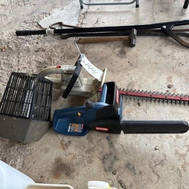 Ryobi Saw, Hedge Trimmer, Bug Zapper