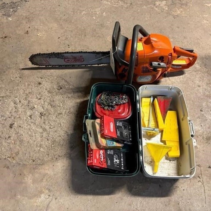 Husqvarna 450 Chainsaw w/supplies