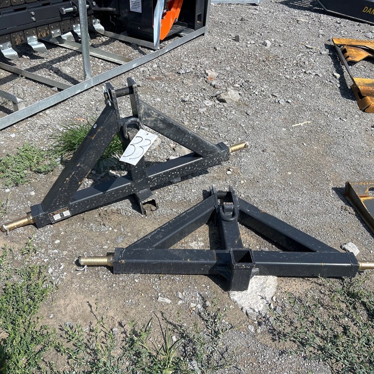 #33 • (2) UNUSED 3PT TRAILER MOVERS