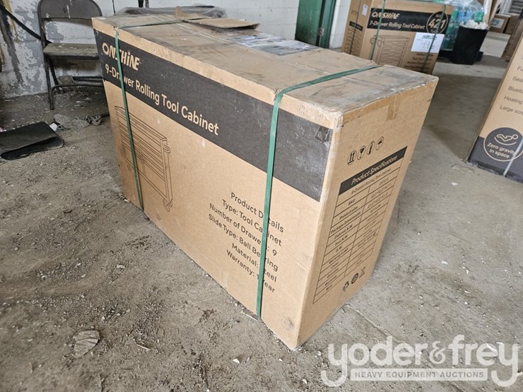 unused-onshine-9-drawer-rolling-tool-cabinet-image-2