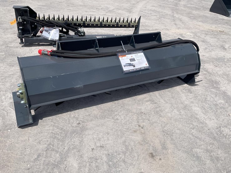 #2757-•-unused-2026-wolverine-skid-steer-hydraulic-rotary-tiller-attachment-image-3