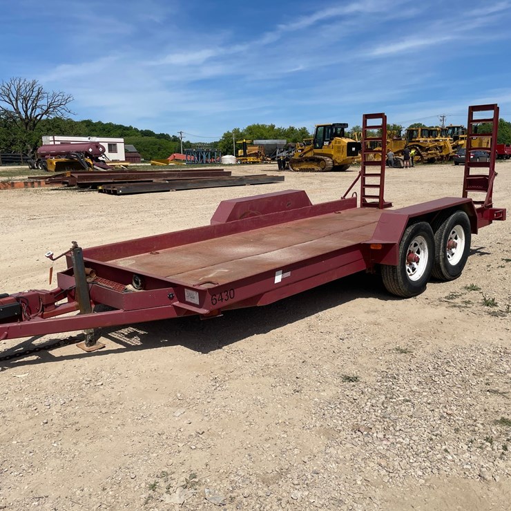 #6162 • Olympic 16' 6" Tandem Axle Trailer (Has Title)