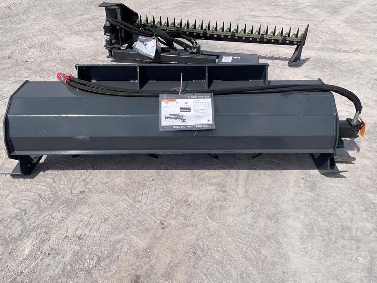 #2755-•-unused-2026-wolverine-skid-steer-hydraulic-rotary-tiller-attachment-image-3