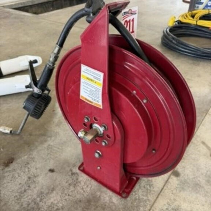 Alemite hose & reel