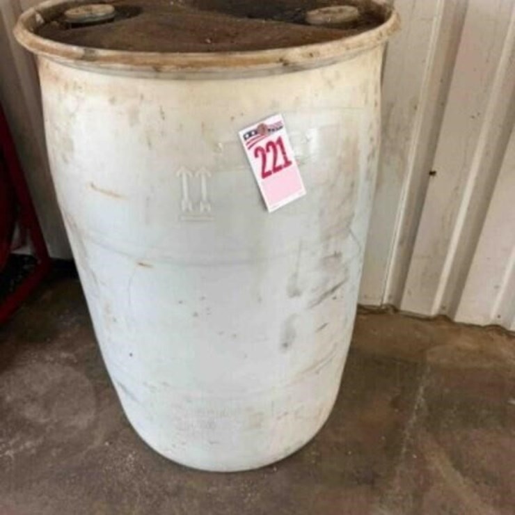 55-gallon plastic drum oil