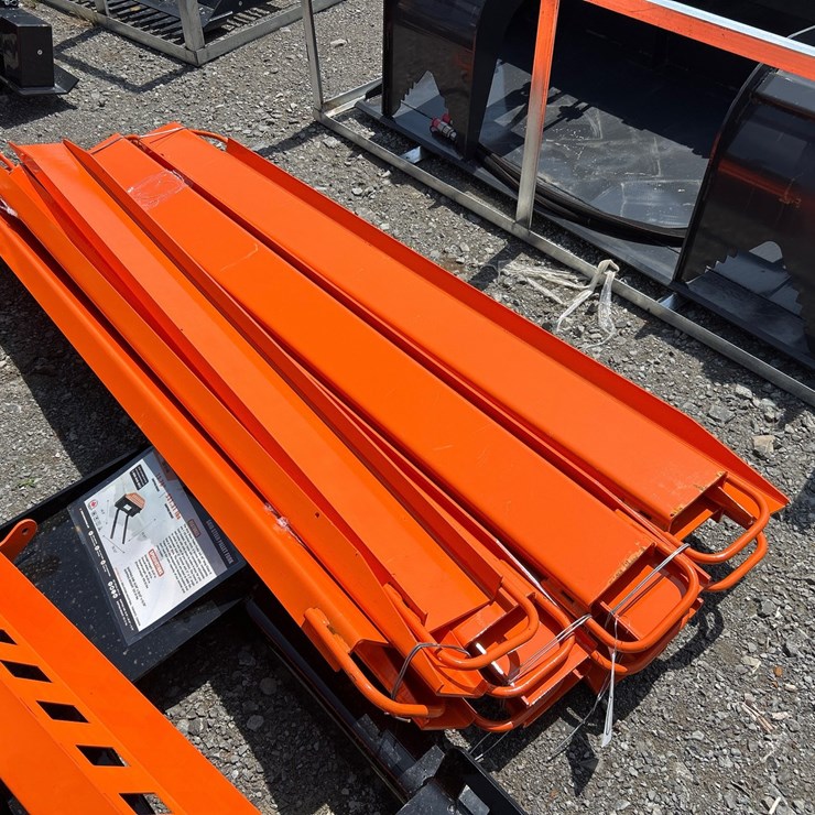 #83 • (8) SETS OF PALLET FORK EXTENSIONS