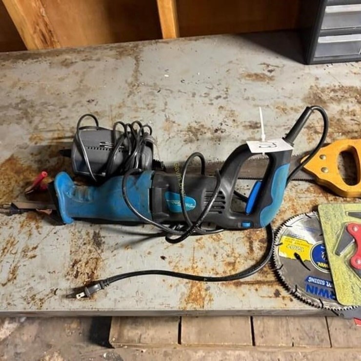 Saw-zall. Blades, Saw etc