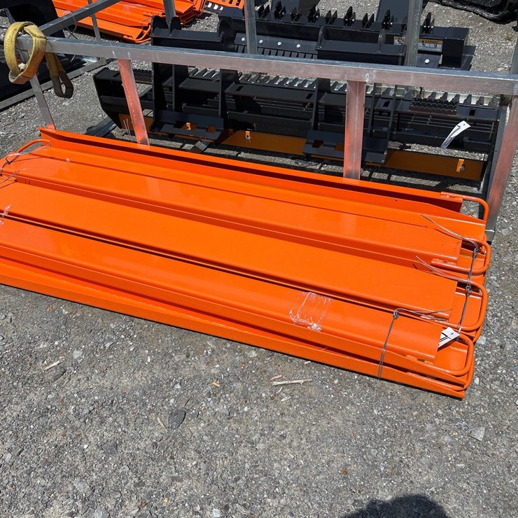 #75 • (10) SETS OF PALLET FORK EXTENSIONS