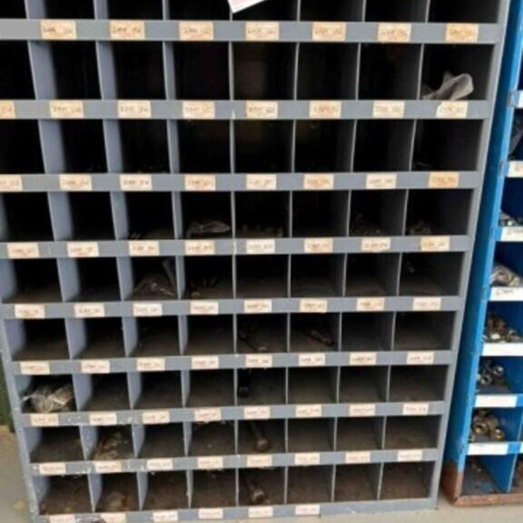 bolt bin with some assorted
