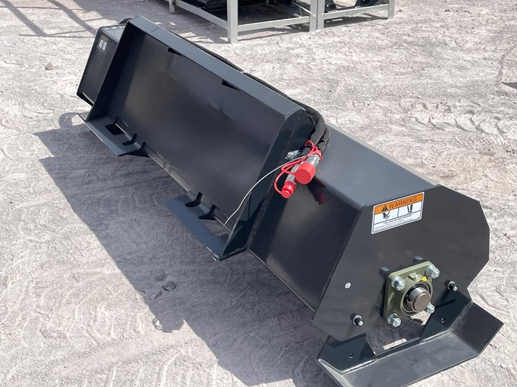 #2755-•-unused-2026-wolverine-skid-steer-hydraulic-rotary-tiller-attachment-image-6