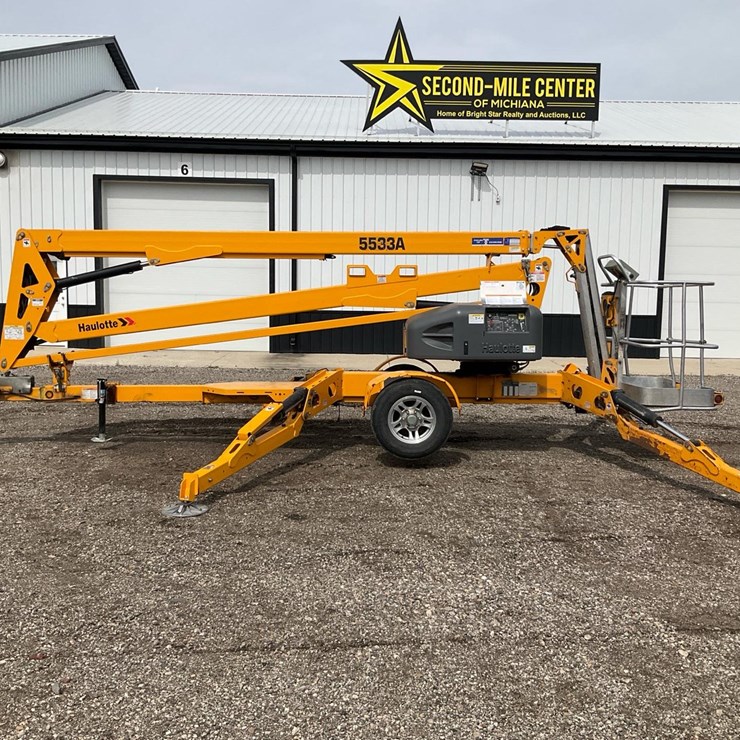 #1275 • 2021 Haulotte 5533A Towable Boom Lift