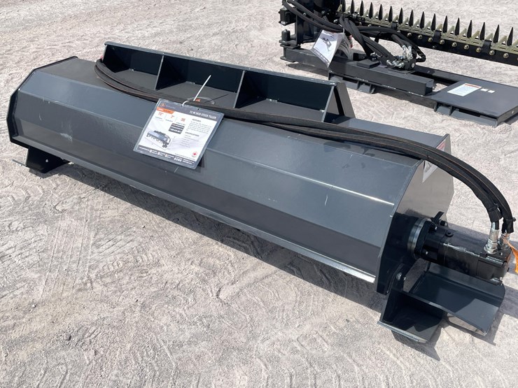 #2756-•-unused-2026-wolverine-skid-steer-hydraulic-rotary-tiller-attachment-image-2