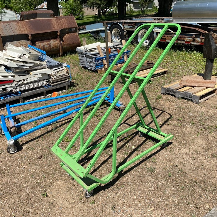 #7437 • Steel 4-Wheeled Angled Dolly (Antigo, WI)