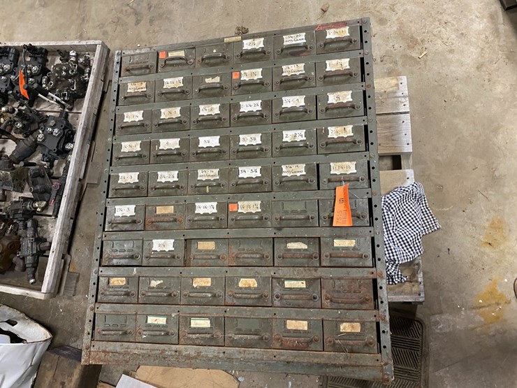 #7515-•-steel-36-drawer-parts-bin-organizer-(antigo,-wi)-image-1