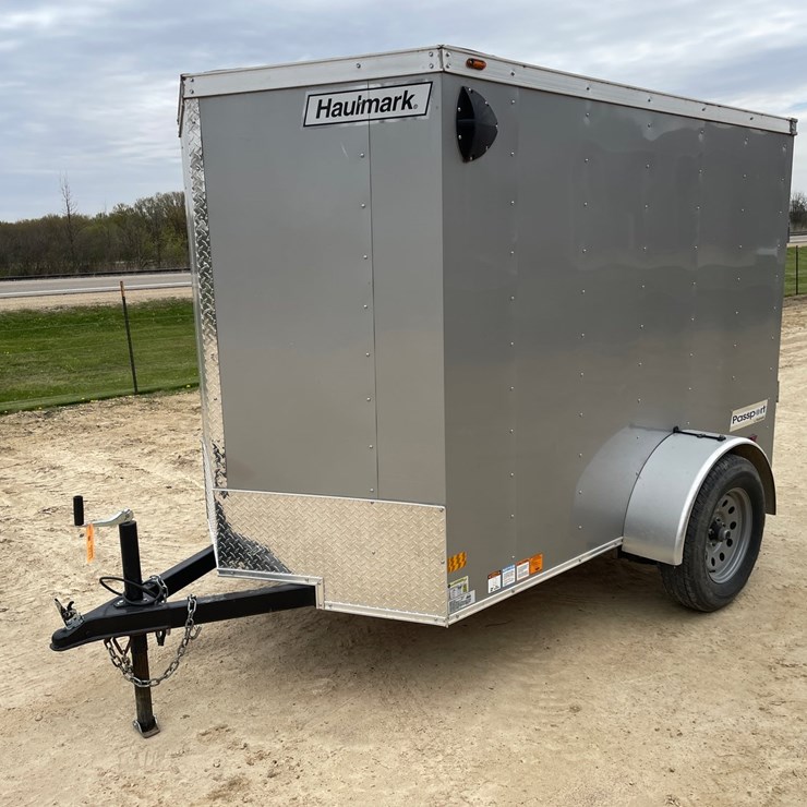 #413 • 2024 American 8' Cargo Enclosed Trailer (No Title)