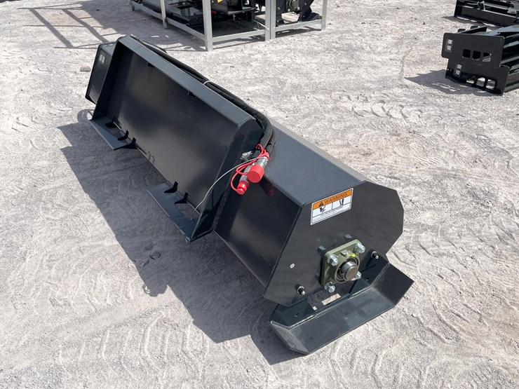 #2757-•-unused-2026-wolverine-skid-steer-hydraulic-rotary-tiller-attachment-image-5