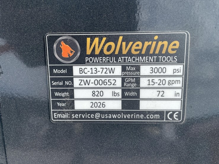 #2748-•-unused-2026-wolverine-skid-steer-brush-cutter-attachment-image-11