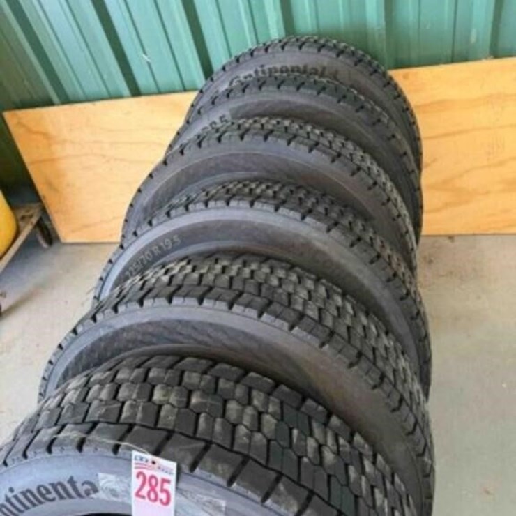 6-Continental 225/70R19.5 tires