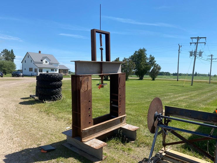 #7065-•-heavy-duty-shop-made-press-(deerbrook,-wi)-image-2