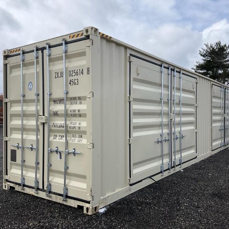 #4002 • One Trip 40' High Cube Multi-Door Container - Middlebury, IN