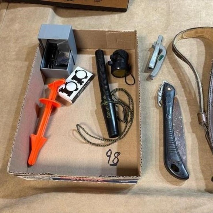 Sling, Deer Call, Scope Rings etc