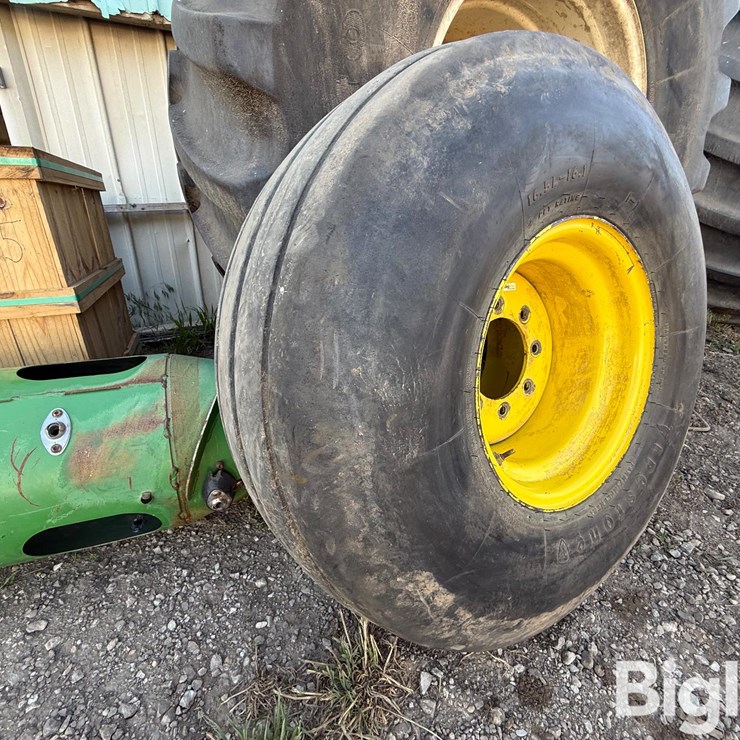 Firestone 16.5L-16.1 Implement Tire On 8- Bolt Rim