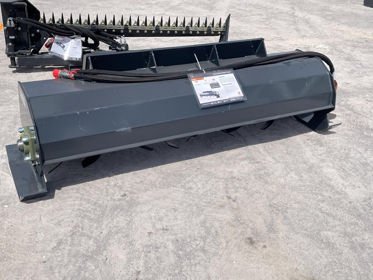#2753-•-unused-2026-wolverine-skid-steer-hydraulic-rotary-tiller-attachment-image-2
