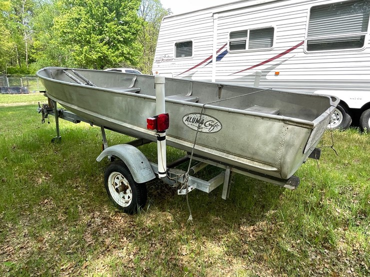 #508-•-aluma-craft-14'-aluminum-boat-&-trailer-(sells-with-bill-of-sale-only)-(spring-brook,-wi)-image-6