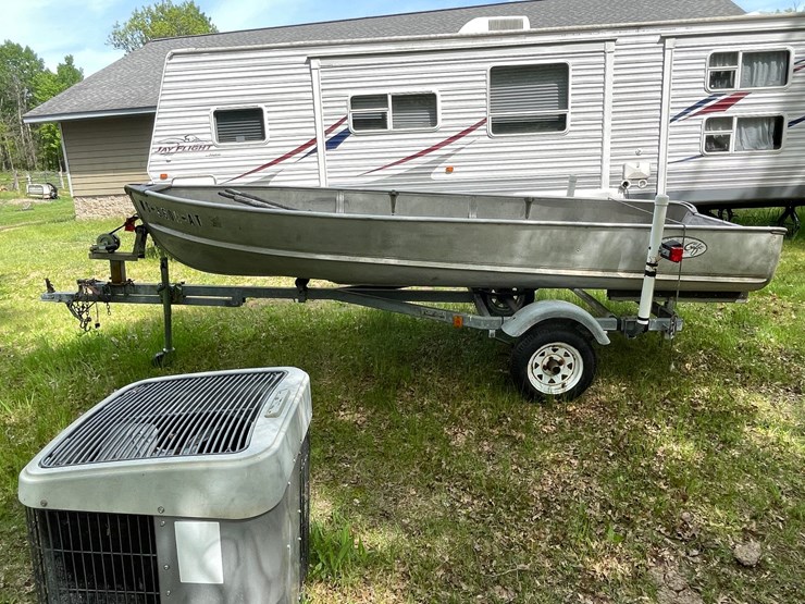 #508-•-aluma-craft-14'-aluminum-boat-&-trailer-(sells-with-bill-of-sale-only)-(spring-brook,-wi)-image-7