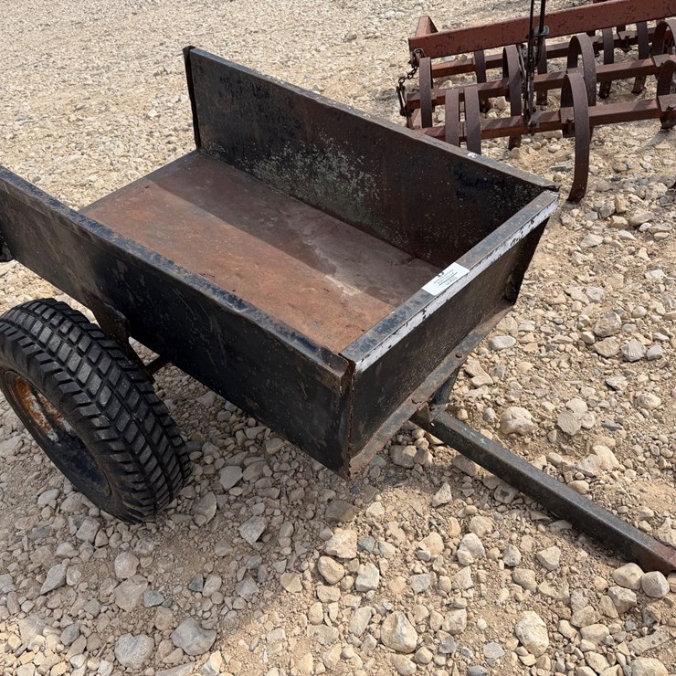 #5502 • Black Utility Trailer