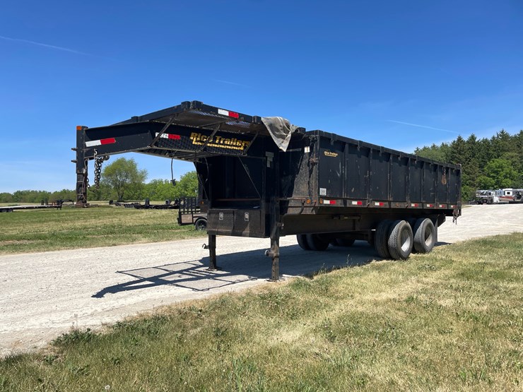 #458-•-2010-rice-20'-gooseneck-dump-trailer-(has-wi-title)-(helenville,-wi)-image-1