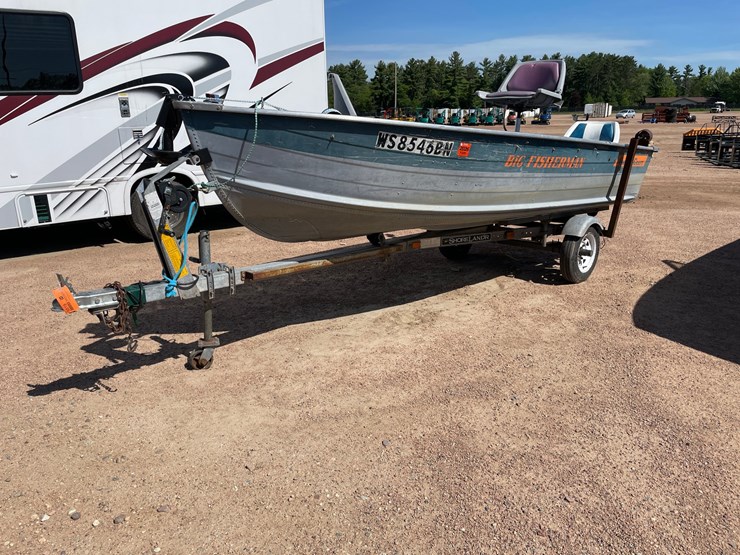 #507-•-1987-smoker-craft-14'-aluminum-boat-(has-reg.-card)-(mosinee,-wi)-image-1