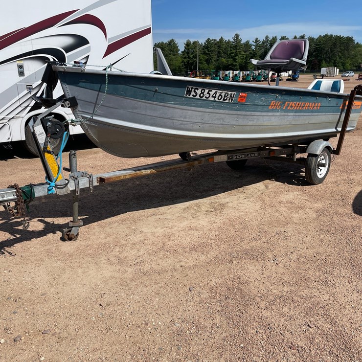 #507 • 1987 Smoker Craft 14' Aluminum Boat (Has Reg. Card) (Mosinee, WI)