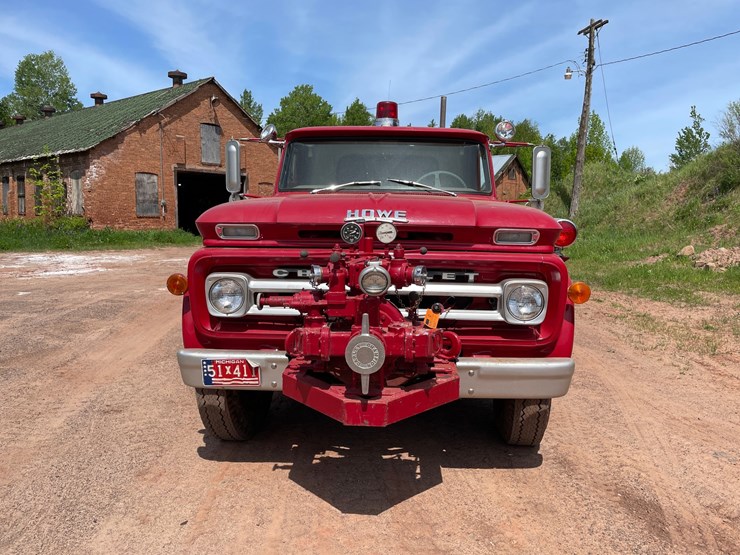 #330-•-1958-chevy-80-(howe)-fire-truck-(no-brakes)-(has-mi.-title)-(wakefield,-mi)-image-2