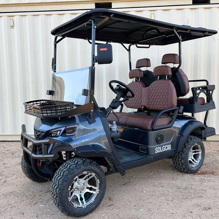 2025 SD Lanch Street Legal 4-Seater Golf Cart W/ On-Board Charger (1 Mile Showing)
