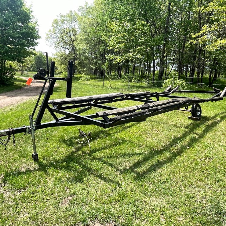 #504 • 18' Pontoon Trailer, (No Title) (Spring Brook, WI)