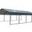 unused-onshine-12'-x-20'-galvanized-steel-carport,-verticle-tile,-sturdy-roof-image-1