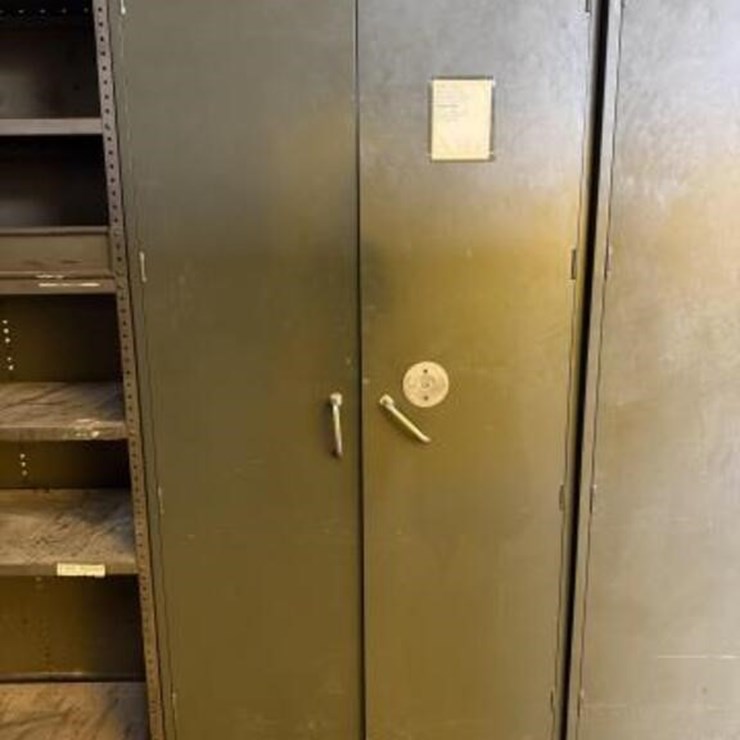 Metal Storage Cabinet/ 37 x 18 x 78