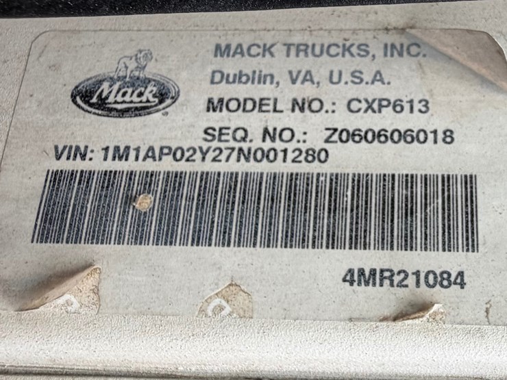 #522-•-2007-mack-cxp613-tandem-axle-dump-truck---charlotte,-nc-image-11