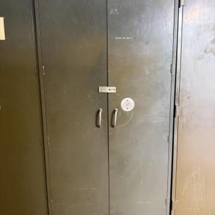 Metal Storage Cabinet/ 37 x 18 x 78
