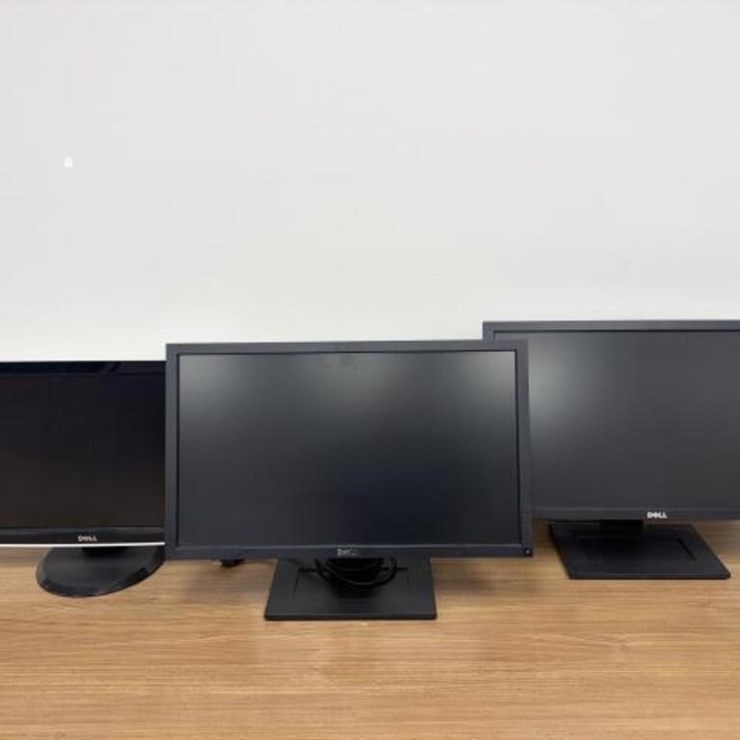 (3) Dell Computer Monitors