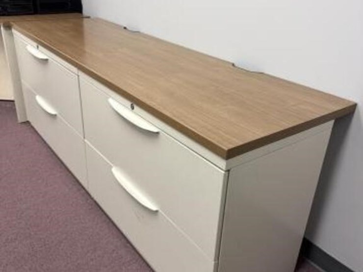 4-drawer-metal-filing-cabinet-with-wood-grain-top-image-3