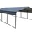 unused-onshine-12'-x-20'-galvanized-steel-carport,-verticle-tile,-sturdy-roof-image-11