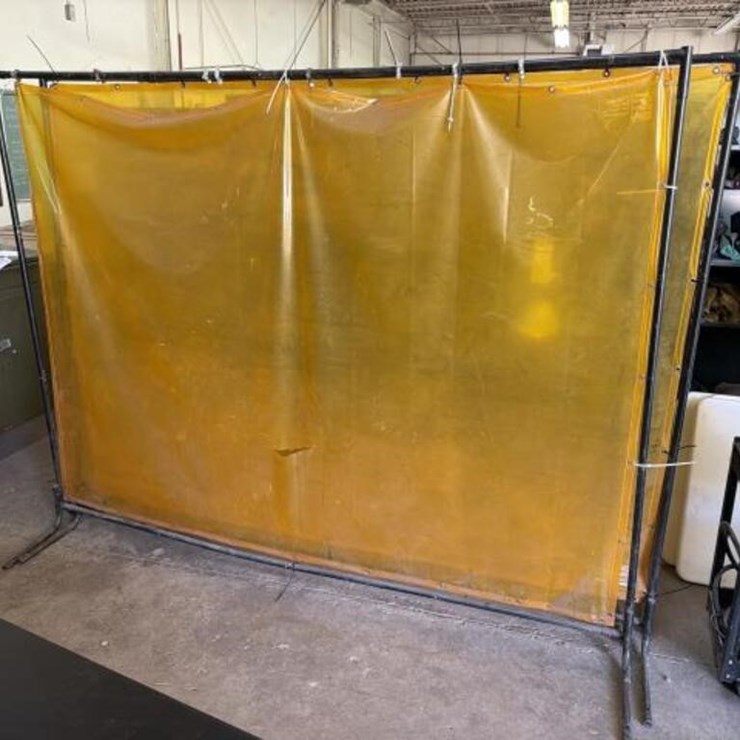 (2) Welders Curtains 95 inches X 72 inches