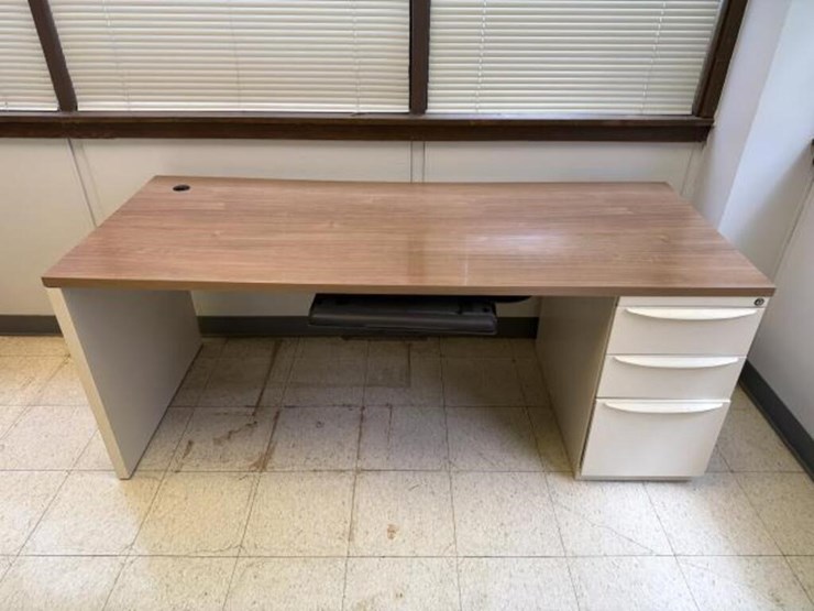 3-drawer-metal-office-desk-with-wood-grain-top-image-1