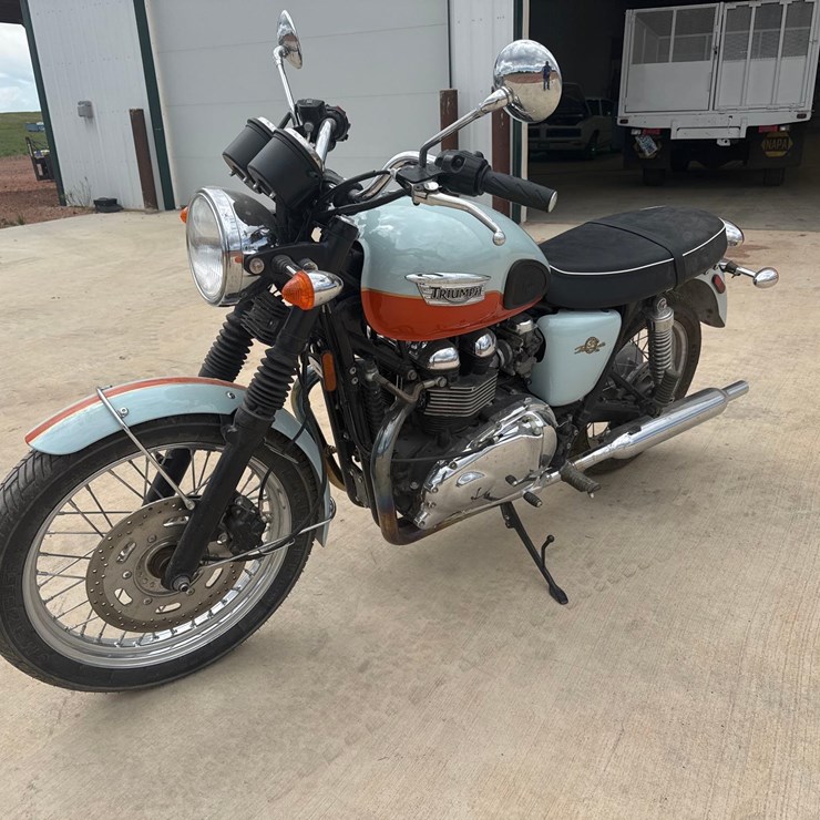 2009 Triumph Bonneville T100 50th Anniversary Motorcycle
