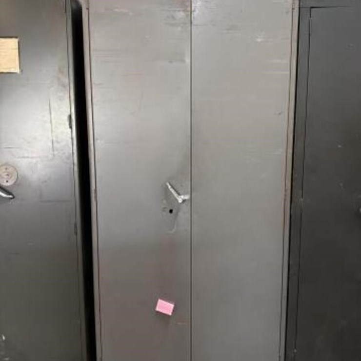 Metal Storage Cabinet/ 37 x 18 x 78