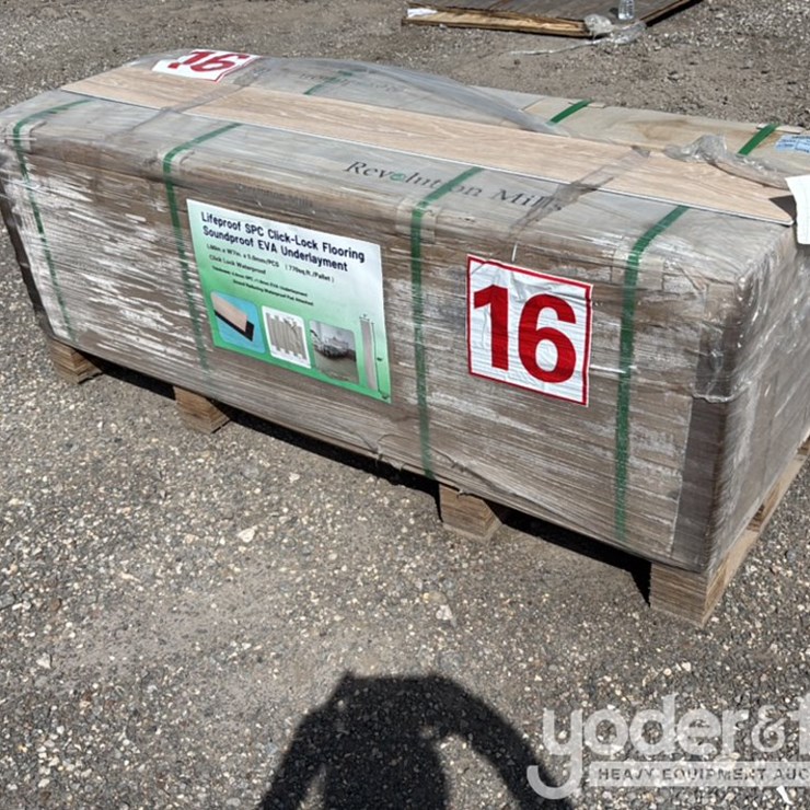 Unused Lifeproof SPC Click-Lock Waterproof Flooring, Soundpfoof EVA Underlayment 60" x 7" x 5.0mm, 770sq.ft.