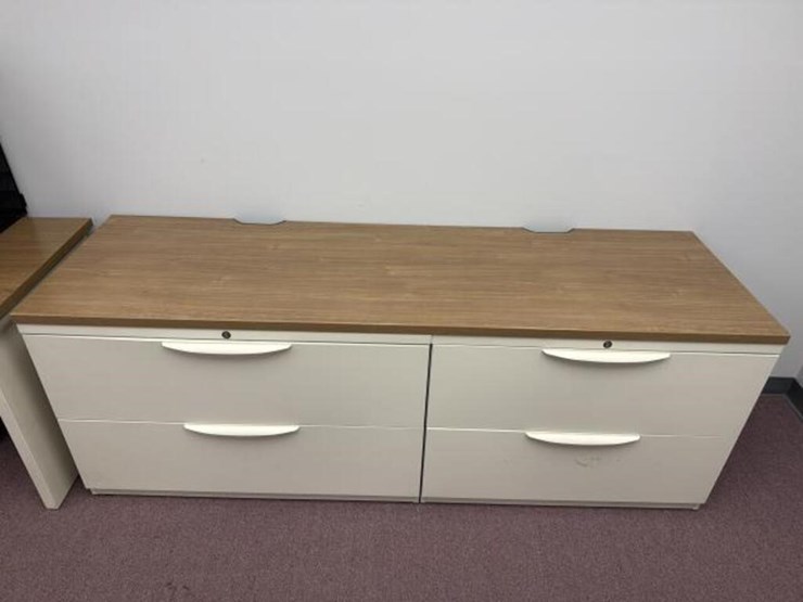 4-drawer-metal-filing-cabinet-with-wood-grain-top-image-2