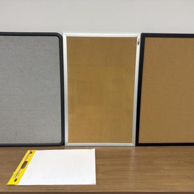 (3) Memo Boards and Mini Easel Pad